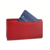 Skórzany portfel damski PUCCINI MU1958 3 w czerwonym kolorze – duży format / PUCCINI MU1958 3 red leather women’s wallet – large version